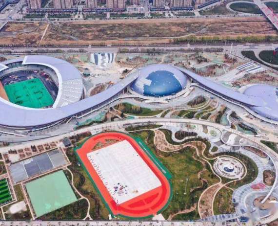 甘肃平凉市体育运动公园复合型塑胶跑道